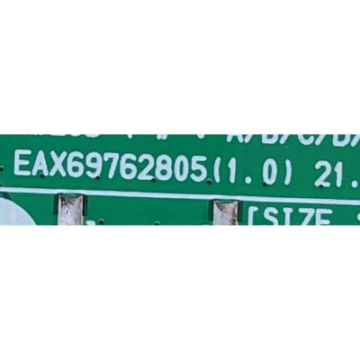 MAIN PARA TV LG / NUMERO DE PARTE EBU66752104 / EAX69762805(1.0) / 2L1L004W-0003 / MODELO 50NANO75UQA	 - Imagen 3